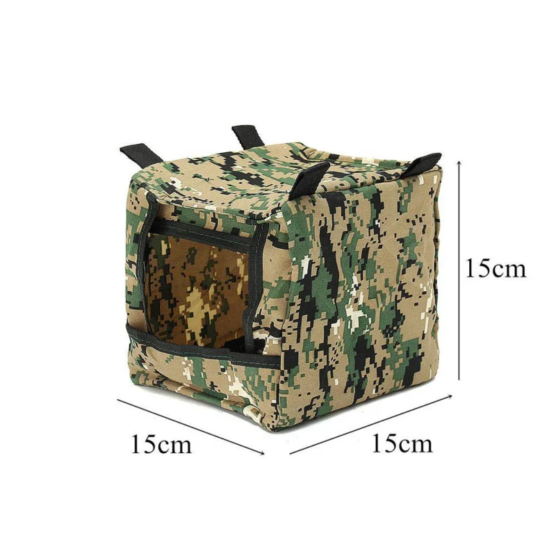 Foldable Slingshot arget Box Cloth Target Box Recycle shooting Archery Hunting Catapult Case Holder Camouflage Slingshot Box