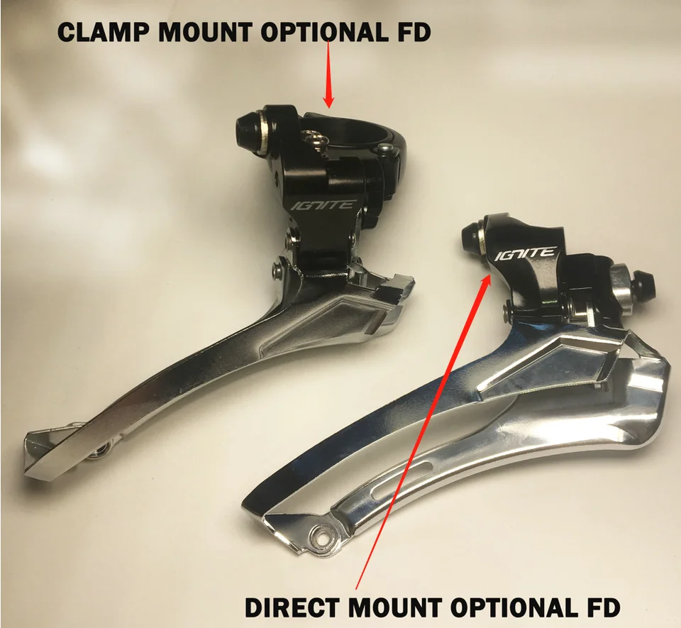 SENSAH road bike ignite 2X9 front derailleur 9s FD compatible with