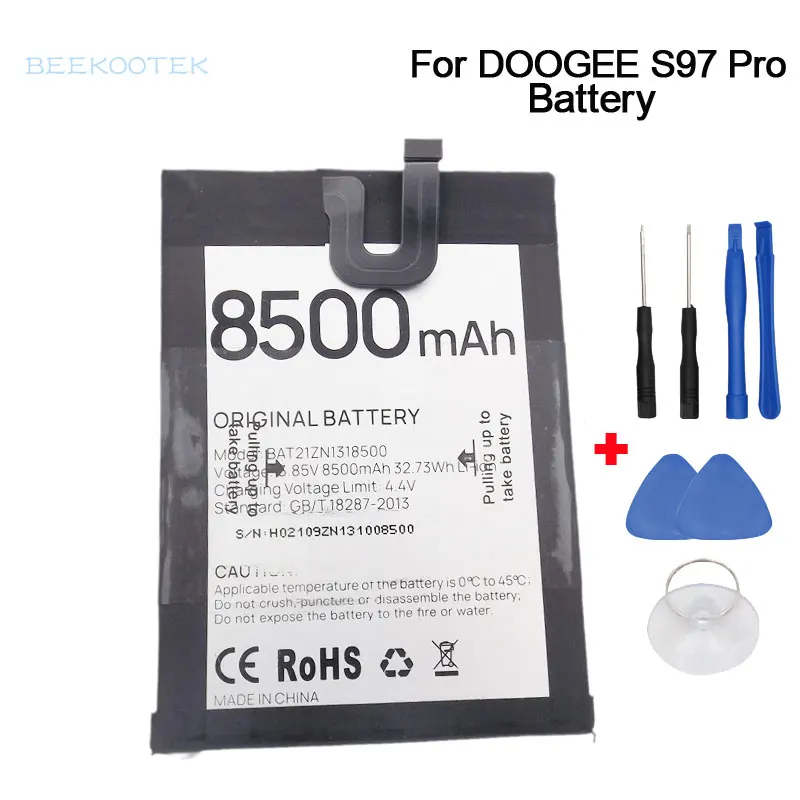 

New Original DOOGEE S97 Pro Battery Inner Moble Phone Battery Repair Replacement Accessories For Doogee S97 Pro 6.39 Inch Phone