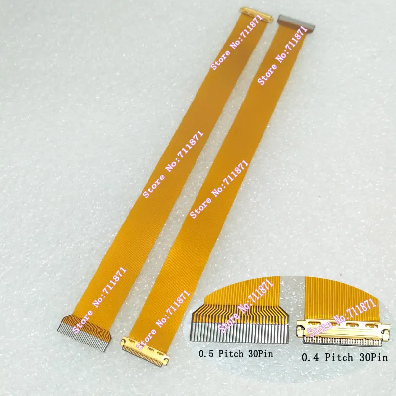 0.4 Pitch I-PEX 20523 030T 0.5 Pitch 30P Flexible Printed Circuit 0.4 to 0.5 Pitch 30Pin FFC FPC Cable Line 0.4 0.5 30P FFC Line