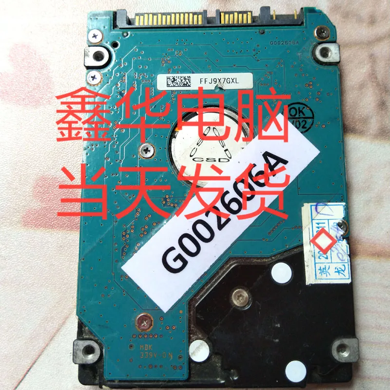 

hard drive PCB controller G002606A for Toshiba 2.5 inch SATA hdd data recovery hard drive repair