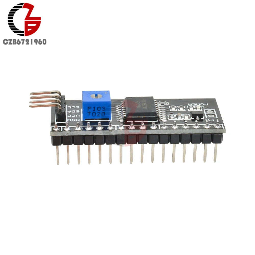 IIC I2C TWI SPI Serial Interface Adapter Control Board 1602 2004 LCD Display Module for Arduino