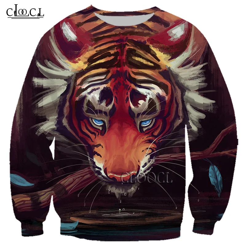 HX Fashion Hoodies Hoodie Newest Popular Animal Tiger 3D Print Men Women Sweatshirt Streetwear Pullover Tracksuits Drop Shipping