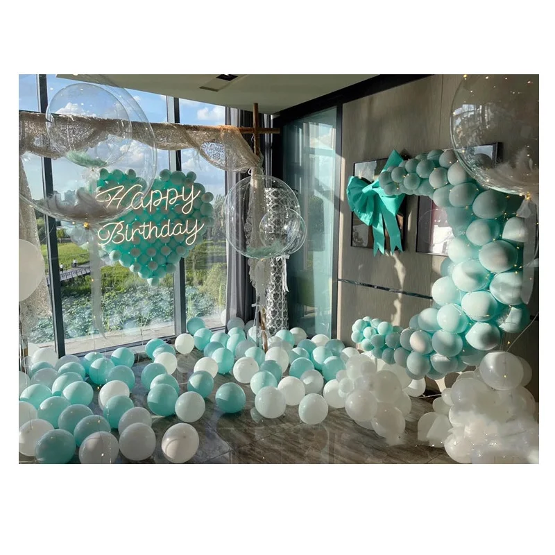 Ni Blue Balloon Birthday Party Decorations Adult Wedding Decoration Helium Balls Air 30 Inch 2024 Number Balloons Baby Shower