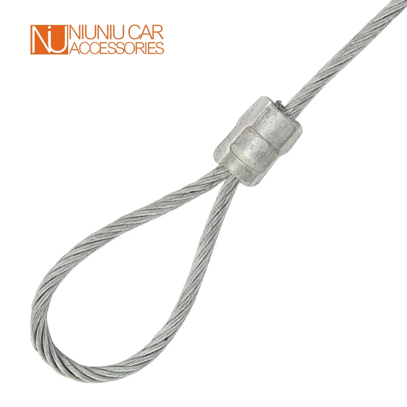 270 مللي متر طويل أسلاك الفولاذ حبل مقطورة كابل أمان RV قافلة التخييم اكسسوارات سلسلة لمكونات السيارة #4