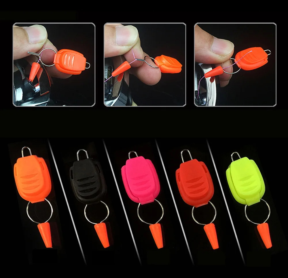 10 Stück/Beutel Verbesserte Angelschnur-Stopper-Schnallen-Clips für Baitcasting-Trommelrollen – Schnurhalterung für Angelzubehör und Werkzeuge – Detail 2