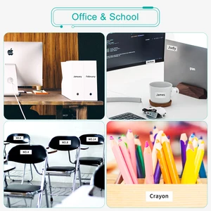 TZ-Fita của Tag White, 231, 221, 211, 631, 431, 531, băng ghi nhãn tương thích cho anh trai PT-H110, nhà sản xuất nhãn, 6 mm, 9mm, 12 mm 8 Băng dán chính bán hàng chính - №4