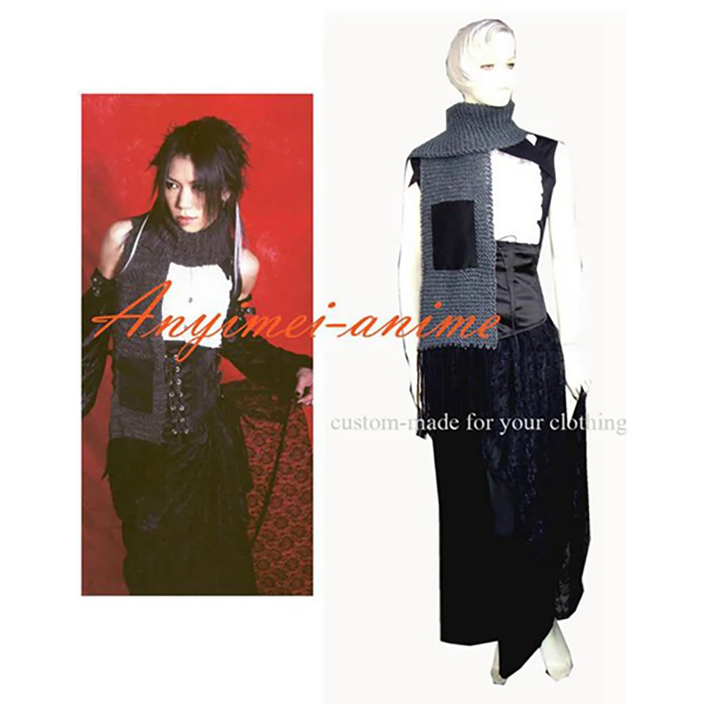 fondcosplay Japan Gazette Aoi Gazette Dress Visual J-rock Cosplay Costume CD/TV[G253]