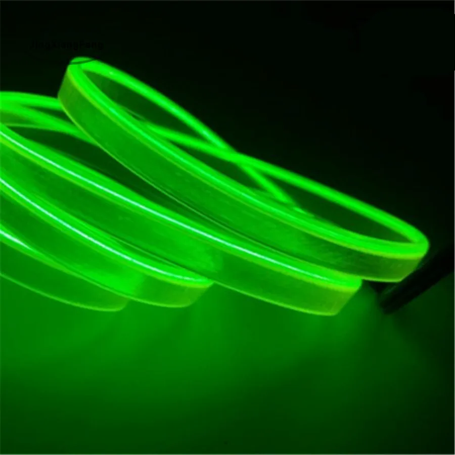 

JXF Car Lights Signal Decorative Lamp 3 meters EL Wire Sewing Edge Neon Lamp Glow Rope Tube Cable LED Strip With Accessories