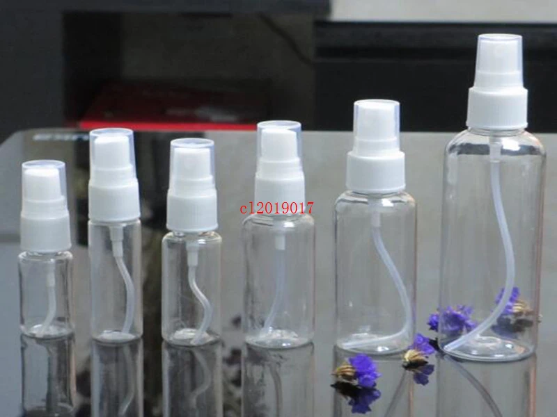 

20ml (0.66oz, Less Than 1oz) Clear Plastic Fine Mist Spray Bottle for Cleaning, Travel, Essential Oils, Perfume