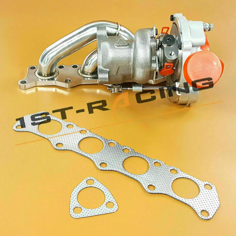 F21L 6+6 Billet Upgraded Turbo + Exhaust Manifold For Audi A4 B5 B6 VW Passat 3B2 3B3 1.8T