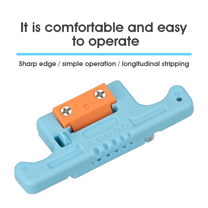 FTTH-Pelacables de fibra óptica de 1,9-3,0mm, herramienta de acceso mástil-5, tubo de búfer suelto, pelacables de MSAT-5, AUA-05