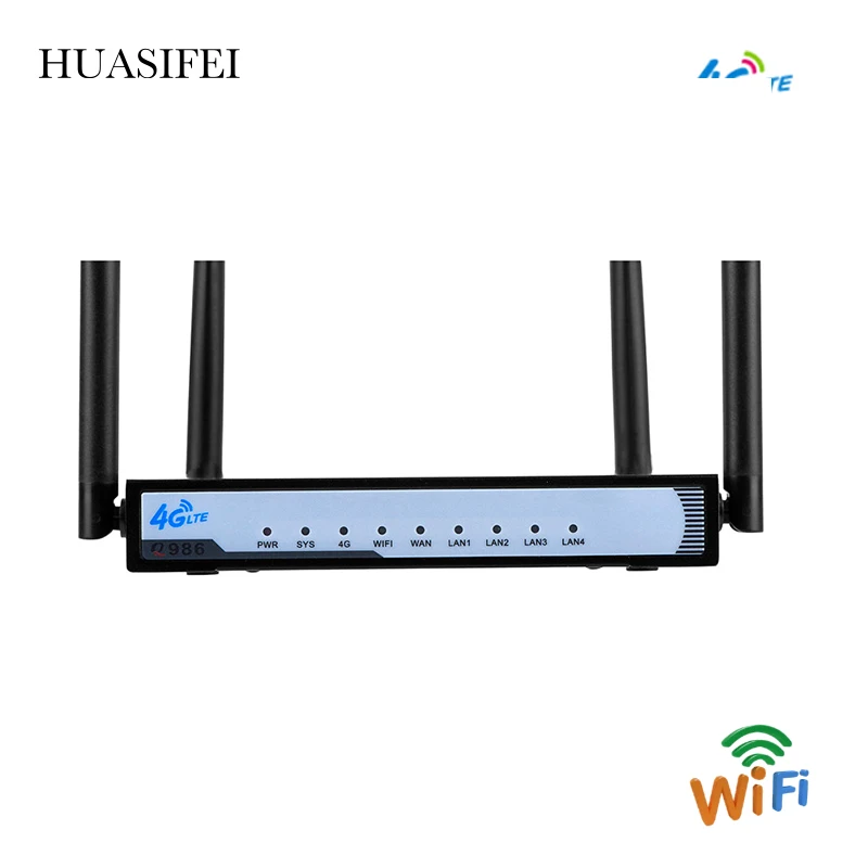 HUASIFEI 4g Wifi Router Mit Sim Karte Entsperrt 3G/4G Wireless Wifi Router 300mbps Unterstützung 32Wifi Benutzer Mit Sim Karte Modem
