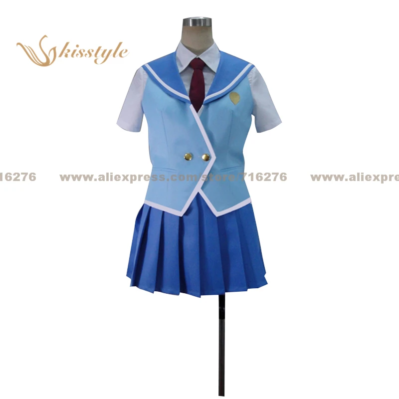 Kisstyle Fashion Buddy Complex Hina Yumihara Uniform COS Clothing Cosplay Costume,Customized Accepted