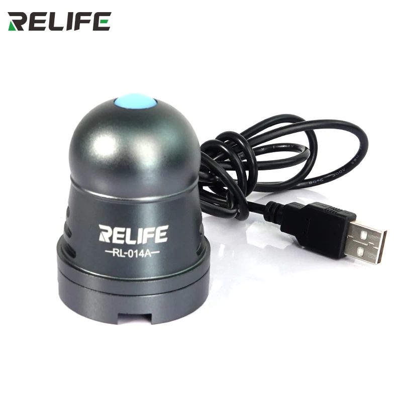 RELIFE RL-014A Wydajna lampa utwardzająca UV USB Regulowany wyłącznik czasowy Przenośna latarka czołowa Narzędzie do utwardzania kleju z zielonym olejem