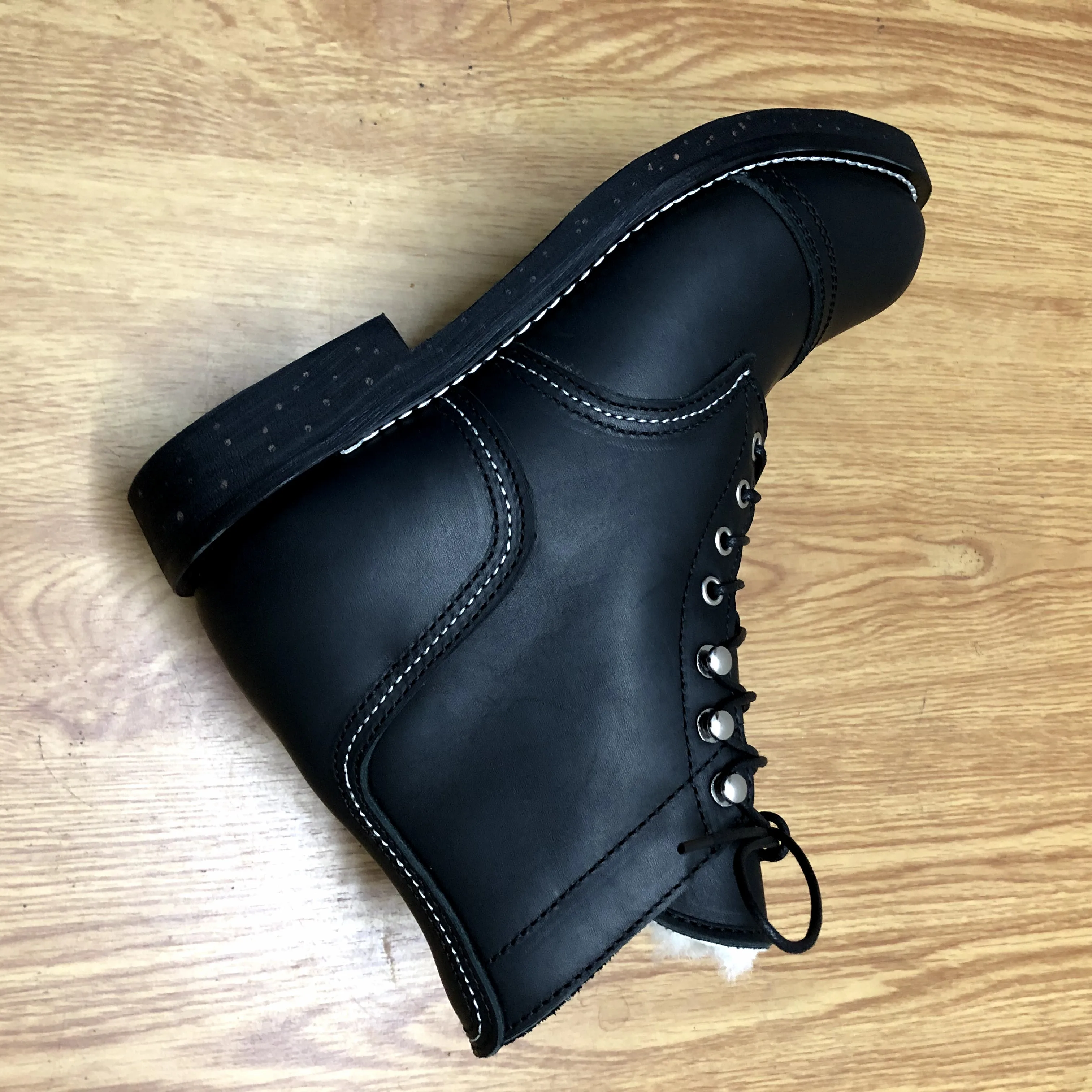 YQ8111 Rock Can Roll Size 35-50 Super Quality Genuine Italian Cow Leather Handmade Goodyear Welted Boots Custom Made Service OK