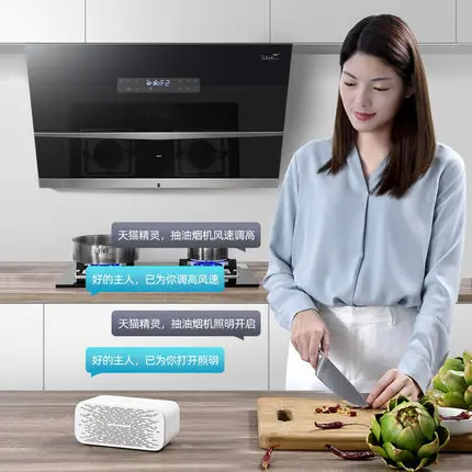 Cappa aspirante per uso domestico da 900mm cappa aspirante intelligente da cucina pulizia automatica scarico fumo cappa aspirante laterale aspirante