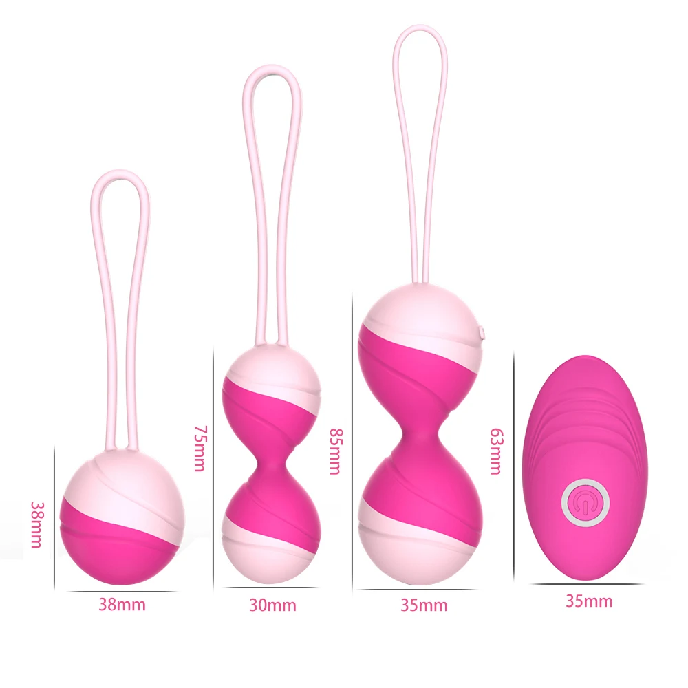 Kegel Balls Vibrating Egg Sex Toys for Woman Wireless Remote  Vaginal Tighten Exercise 10 Speed Vbrator Adult Sex Toys for Woman