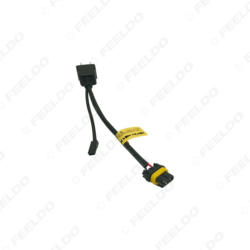 Feeldo carro escondeu h4 oi-baixo bi-xenon relé chicote de fios cabo do controlador para 35w 55w h4 lâmpada xenon cablagem