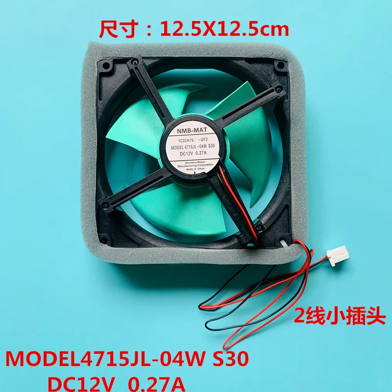 

New Original NMB 4715JL-04W-S30 DC12V 0.27A 12cm for Refrigerator cooling fan