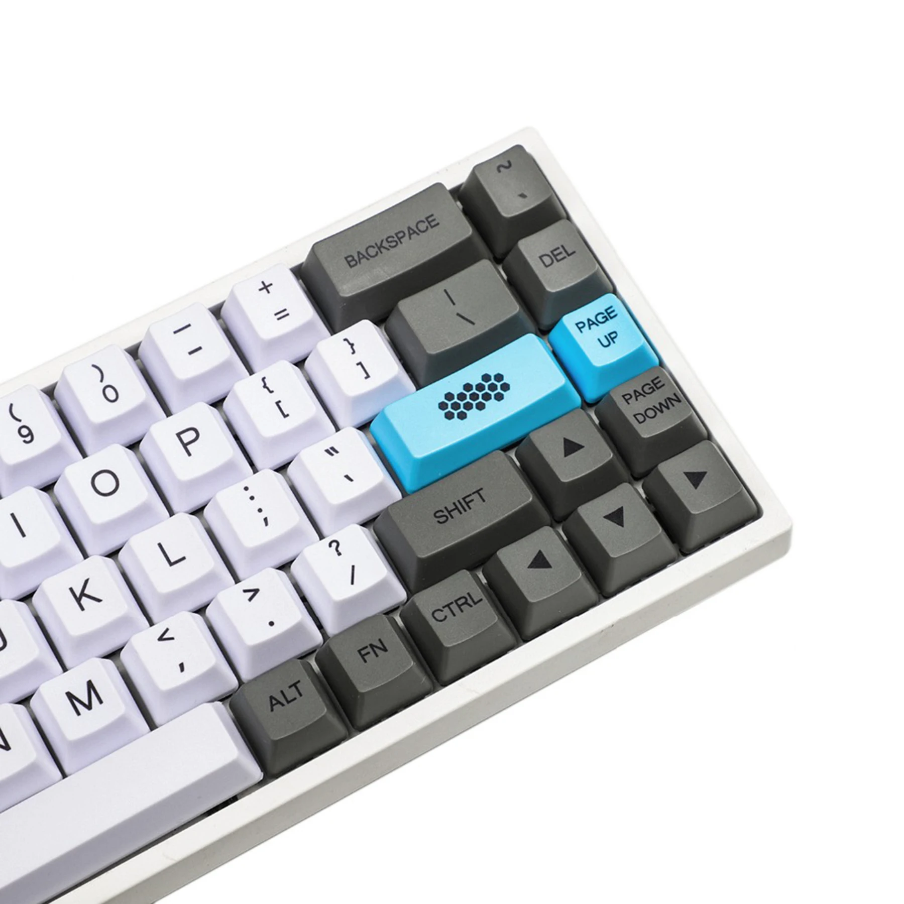 Imagem -03 - Tintura de Carbono Sub Pbt Keycap Oem 60 65 78 Chaves Mac Keycap Ansi 61 64 68 mx Teclado Mecânico Faça Você Mesmo Zj68 Gk68 Gh60