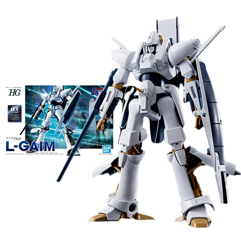 

Bandai Gundam Model Kit Anime Figure HG 1/144 Heavy Metal L-Gaim Al Arqam Genuine Gunpla Anime Action Figure Toys for Children