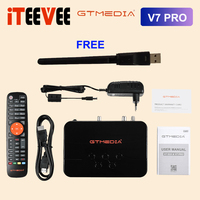 1PC GTmedia V7 PRO Combo Dvb-T2/S2 Satellite Receiver (USB Wifi) Suport H.265 PowerVu Biss Key Ccam Newam MARS IKS 1080P Full HD