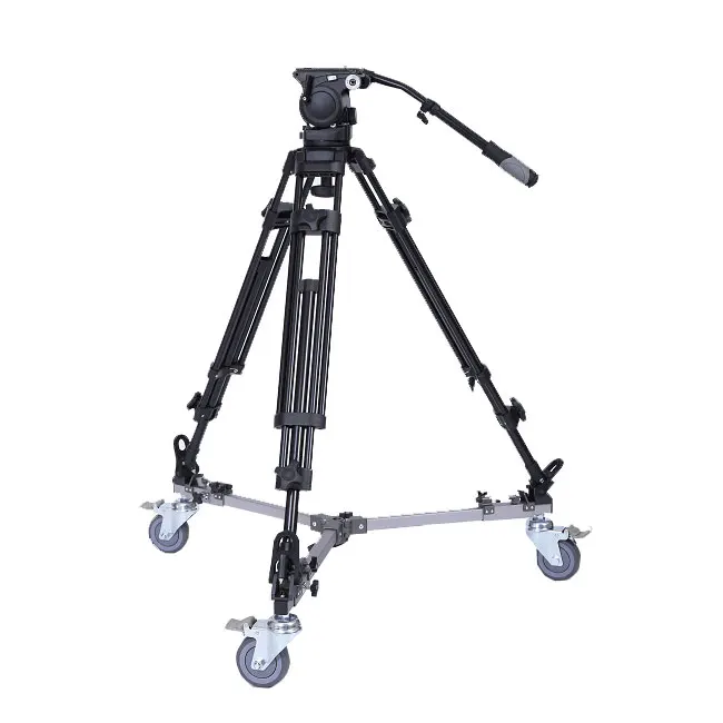 

NEST590 Load 30 kgs Professional heavy stand tripod with caster wheels for video camera teleprompter