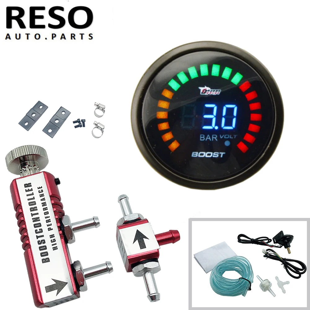 RESO--52mm Digital Electronic BOOST GAUGE 2