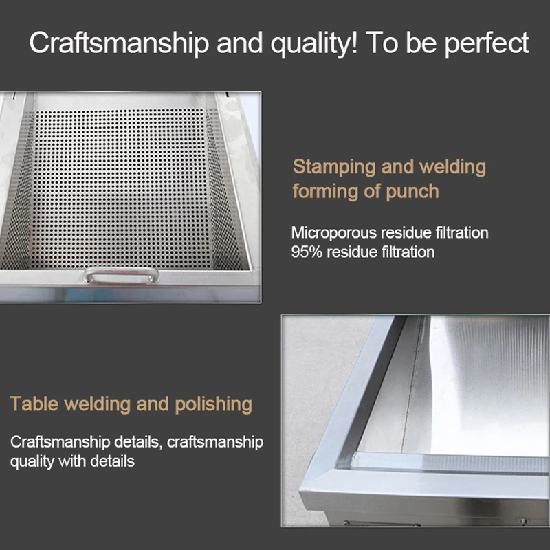 Separador de óleo embutido, separador de óleo e resíduos de óleo, água quente, automático, 220v