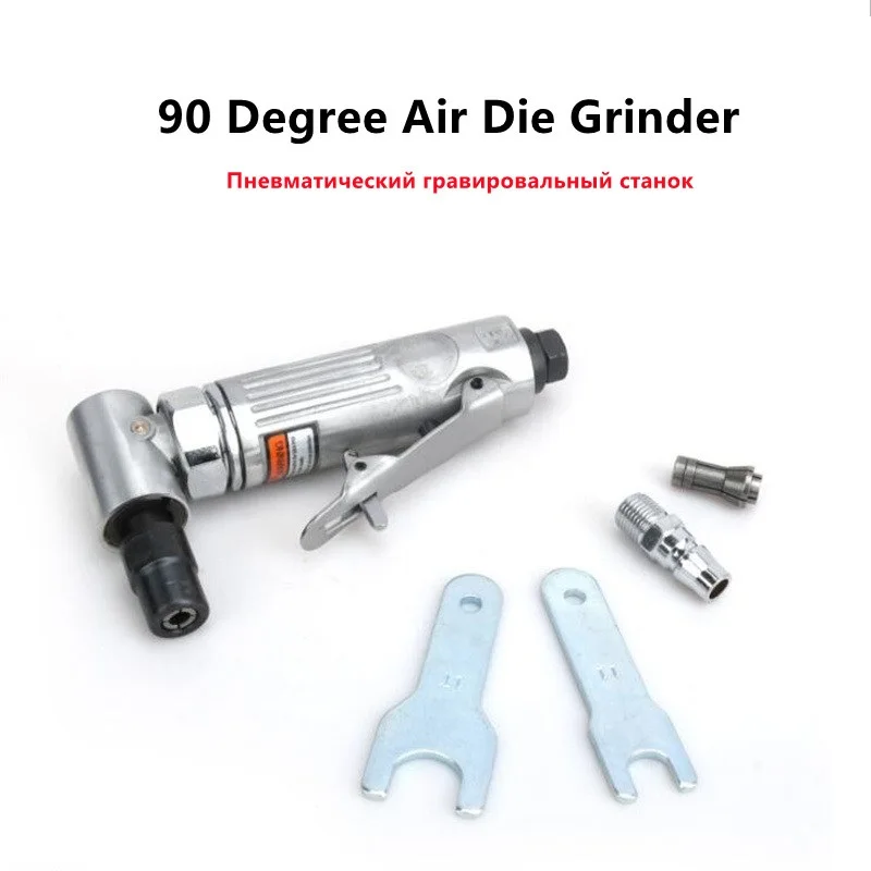 90 Degrees Air Die Grinder Grinding Mill Engraving Tool Polishing Machine Tools Pneumatic Engraving Machine Pneumatic Tool