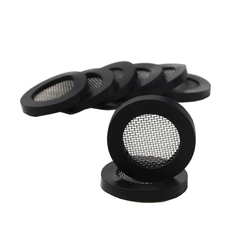 WASOURLF 5 PCS G1/2 20mm DN15  3/4 Shower Head Mesh Filter Rubber Ring Nozzle Hose Gasket 304 Stainless Steel Hermetic Seal