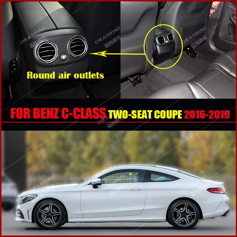 Car Floor Mats For Benz C205（Two Doors）2016 2017 2018 2019 Double Layer Auto Foot Pads Custom Carpet Interior Accessories Parts