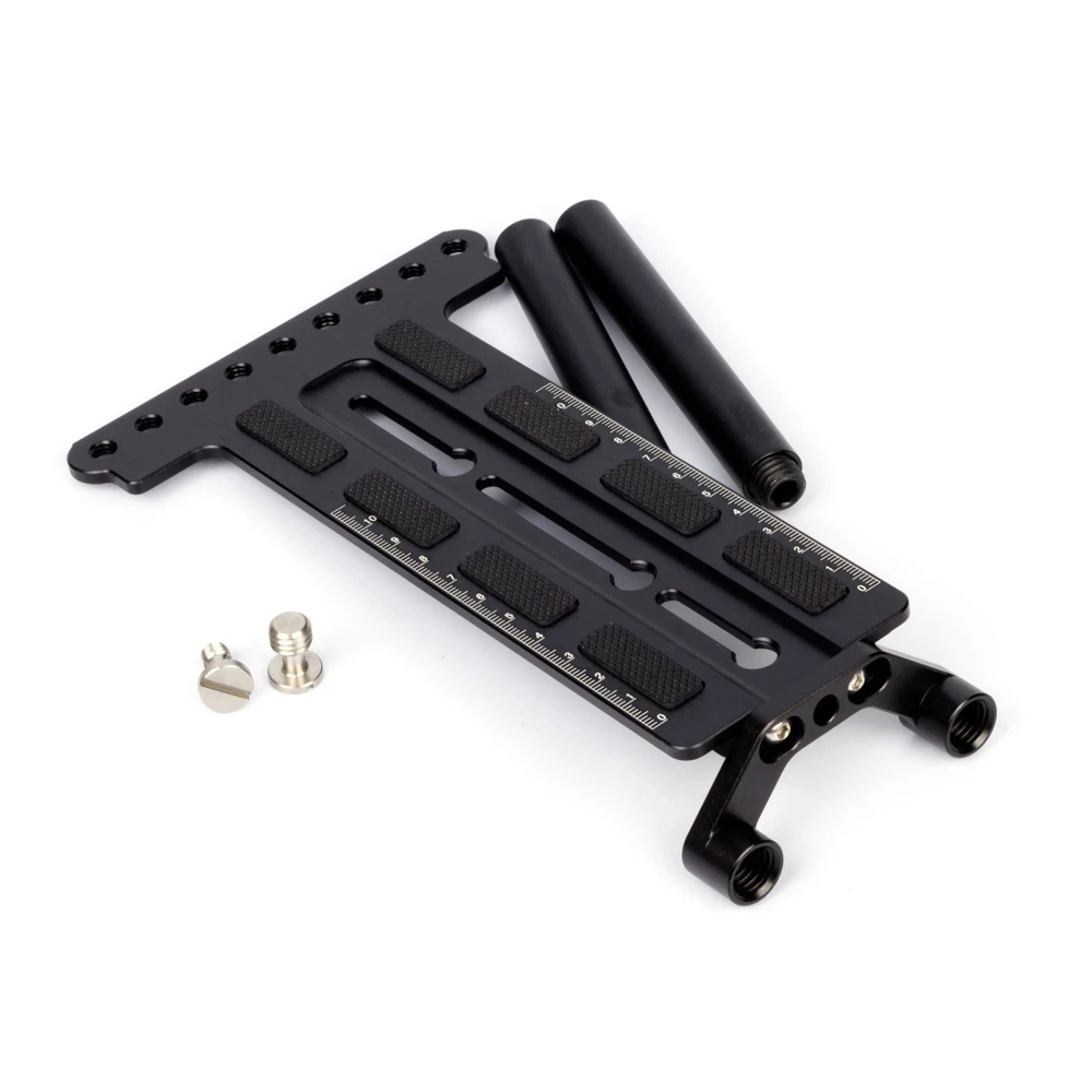 

Longer Camera Mounting Plate Dovetail 15mm Rod Extension Arm Bracket fr DJI Ronin-M/MX Gimbal BMCC Sony Cinema Film Follow Focus