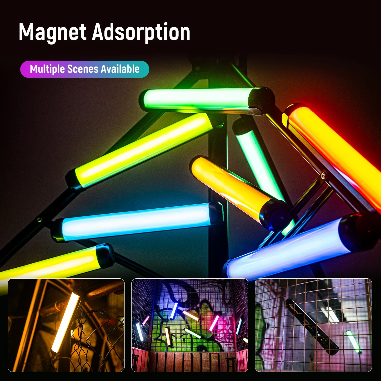 Weeylite K21 8W Stick Fill in Light LED RGB Soft Tube Light luce portatile fotografia illuminazione foto Video Light