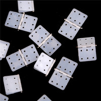 20pcs/lot Nylon & Pinned Hinge Board 20x36mm/16x29mm/12x24mm For RC Airplane KT Drone Parts Model Replacement