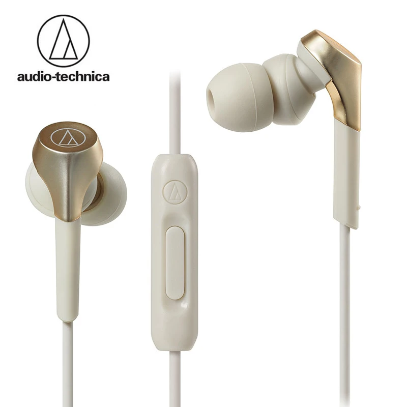 100% Original Audio Technica ATH-CKS550XIS Wired Earphone Hifi In-ear Subwoofer Bass Hi-Res With Wire Control With Microphone