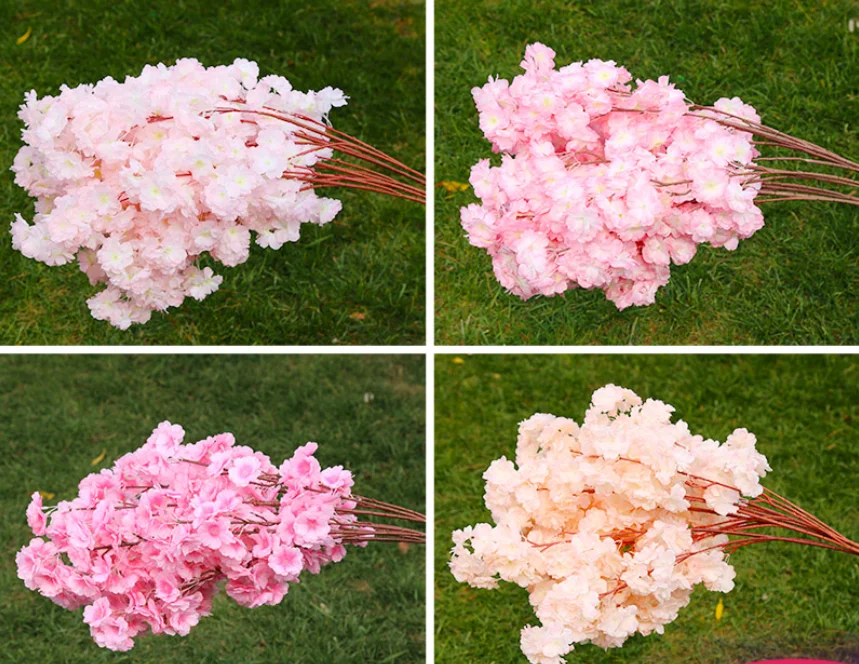 

Simulation cherry branch wedding cherry tree pear plastic flower decoration