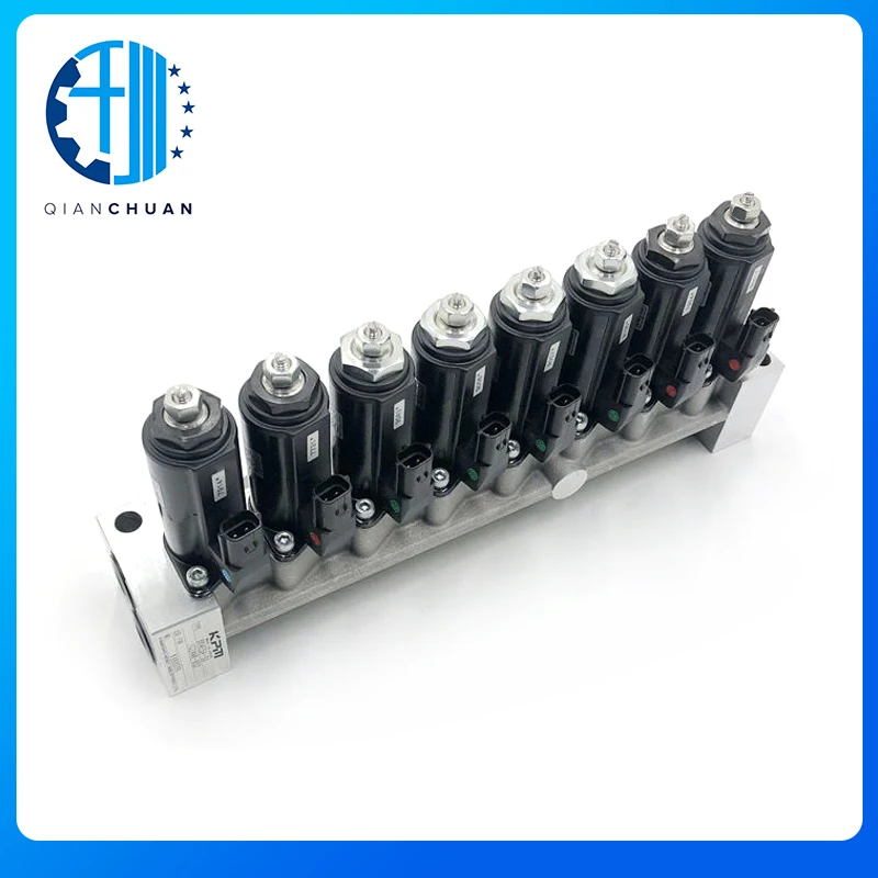 Sany Sy215 Sy235 Sy365 Sk200 Sk230 Sk250-6e-8 Proportional Solenoid Eight ConnectedValve Group Suitable for Excavator