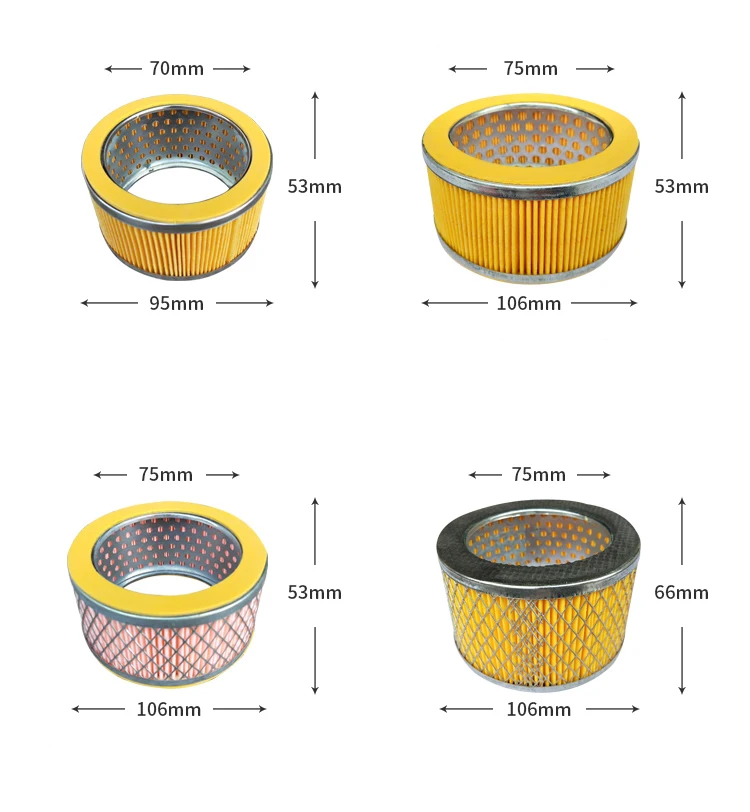 Piston air compressor air filter air pump muffler filter accessories