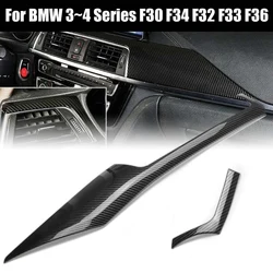 Carbon Fiber Look Interior ABS Trim Center Control Panel Trim for BMW F30 F34 F32 F33 F36 2013-2018