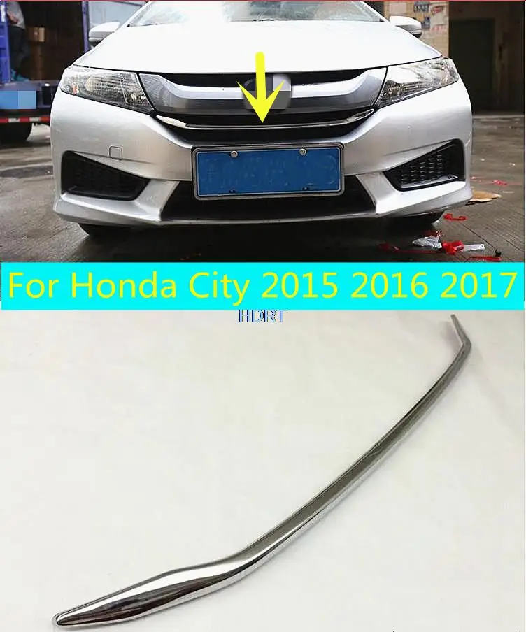 

Защитная накладка на передний бампер для Honda City 2015 2016 2017