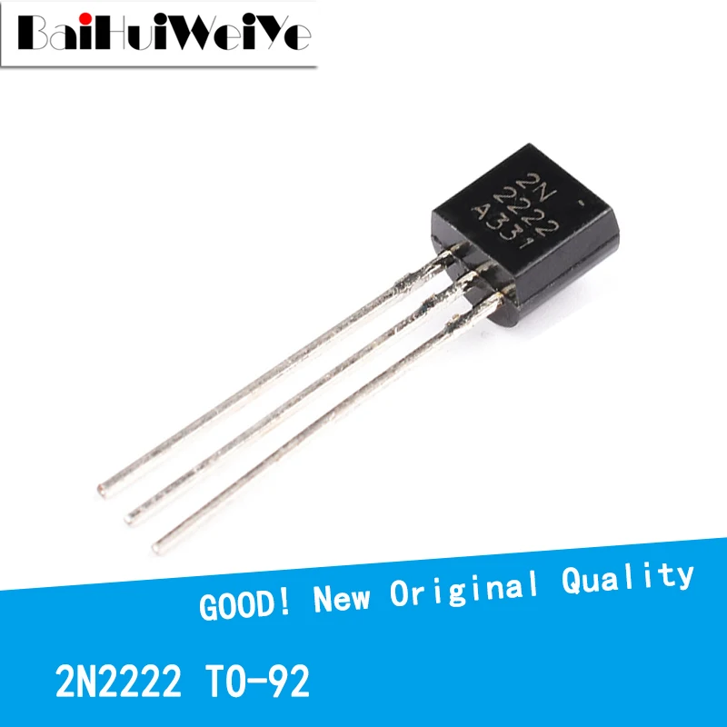 100PCS/LOT 2N2222 2N2222A KSP2222A TO-92 TO92 Triode Transistor 0.6A/30V NPN New Original Good Quality Chipset