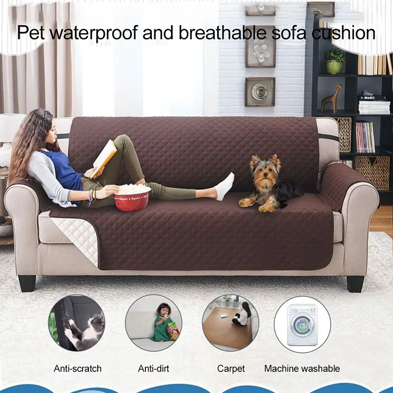 Pet Sofa Cushion Waterproof Non-Slip Sofa Cover Anti-Dirty Sofa Cushion Protection Cushion Dog Cushion Pet Supplies