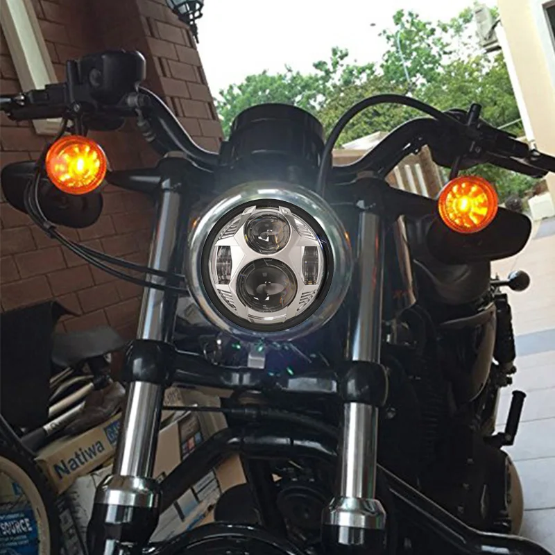 Faro LED para motocicleta de 5,75 \