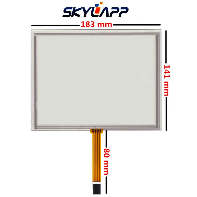 

New 8''Inch TouchScreen 4 Wire 183mm*141mm Industrial Equipment Touch Panel Screen Glass Digitizer EJ080NA-5A AT080TN52 V.1