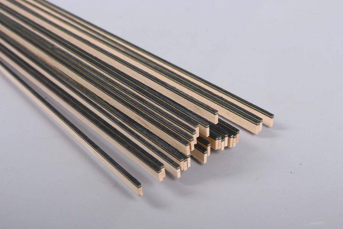 25 Strip Guitar Luthier Purfling Binding Marquetry Inlay 580x6x1.5mm Guitar Parts Accessories#167