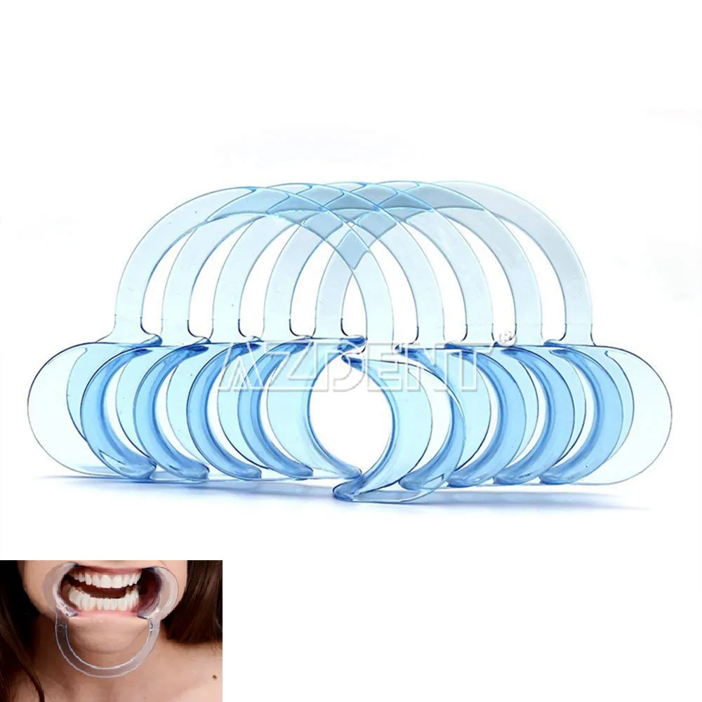 5pcs/Set Dental Mouth Opener C Shape Mouth Gag Dental Orthodontic Tool Intraoral Cheek Lip Retractor Mouth Spreader