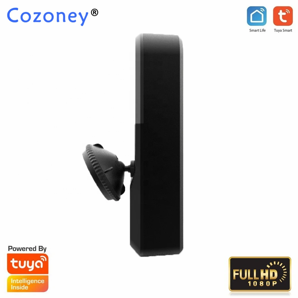 Floodlight Camera Tuya Smart 1080P HD WiFi Camera Outdoor with Waterproof LED Lamp Wall Camera IP Support Alexa Google Control