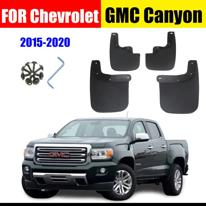 

for Chevrolet GMC Canyon Mudflap splash Mudguard Fenders GMC Guard Mudguards Mud flaps Fender car accessories Auto styline 4pcs